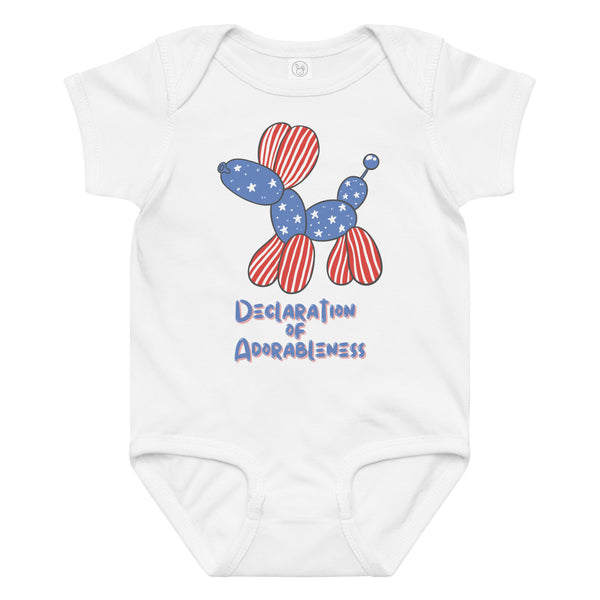 Declaration of Adorableness – Baby Jersey Bodysuit - 24M - Baby Bodysuit