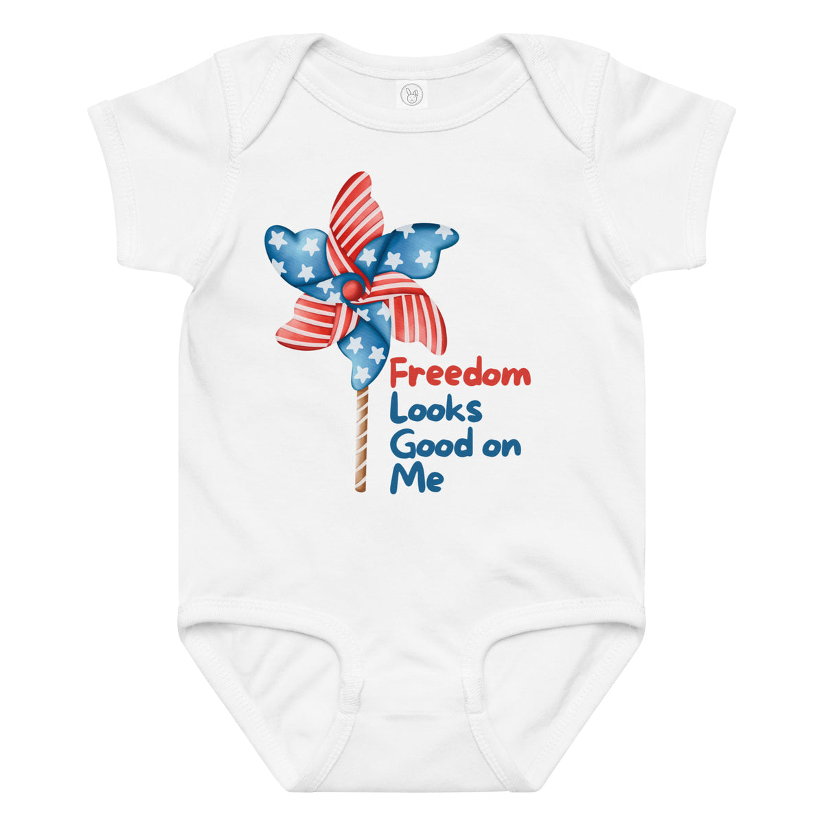 Freedom Looks Good on Me – Baby Jersey Bodysuit - 24M - Baby Bodysuit