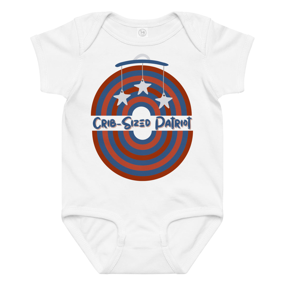 Crib-Sized Patriot – Baby Jersey Bodysuit - 24M - Baby Bodysuit