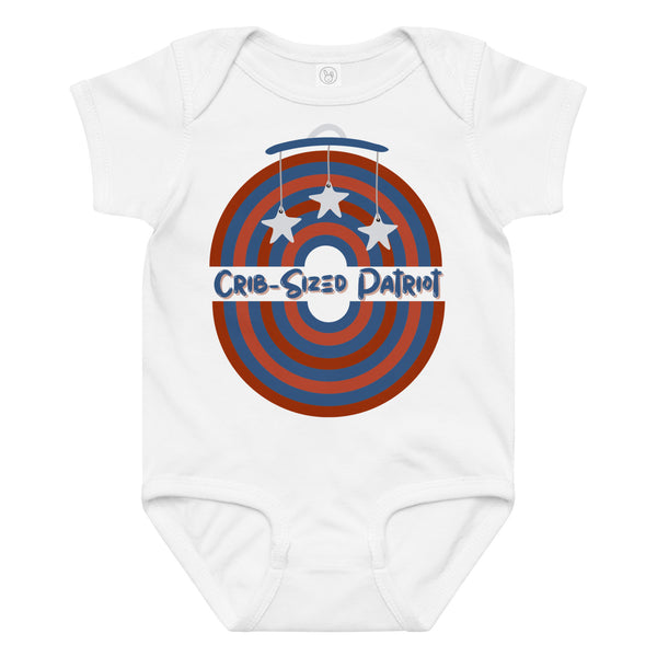 Crib-Sized Patriot – Baby Jersey Bodysuit - 24M - Baby Bodysuit