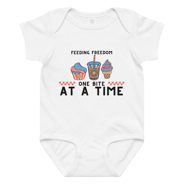 Feeding Freedom – Baby Jersey Bodysuit - 24M - Baby Bodysuit