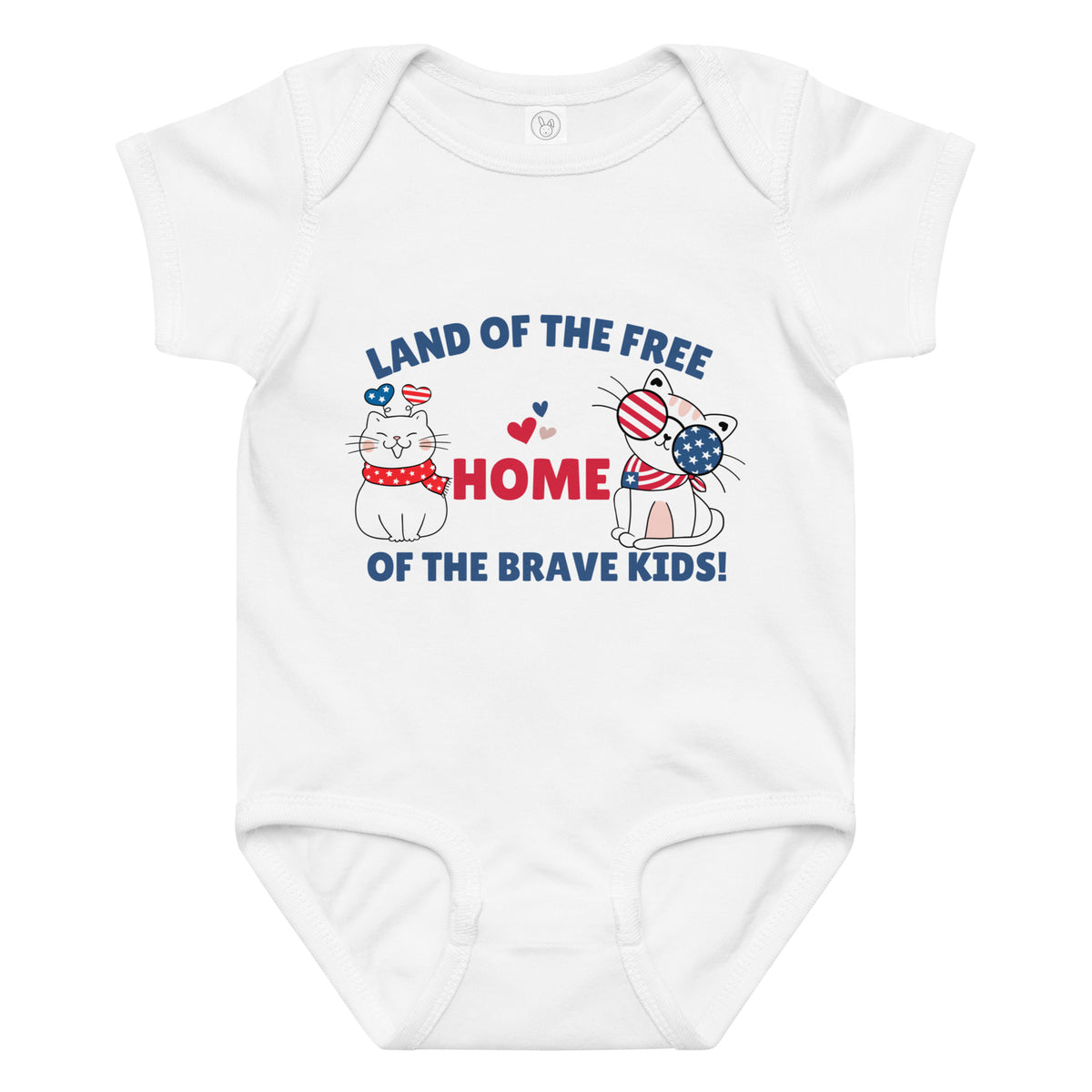 Brave Kids Bodysuit – 4th of July Gift - 24M - Baby Bodysuit