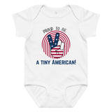 Tiny American Pride – Baby Jersey Bodysuit - 24M - Baby Bodysuit