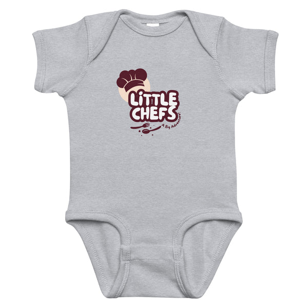 Little Chefs Baby Bodysuit – A Gift of Culinary Memories - Heather - Bodysuits
