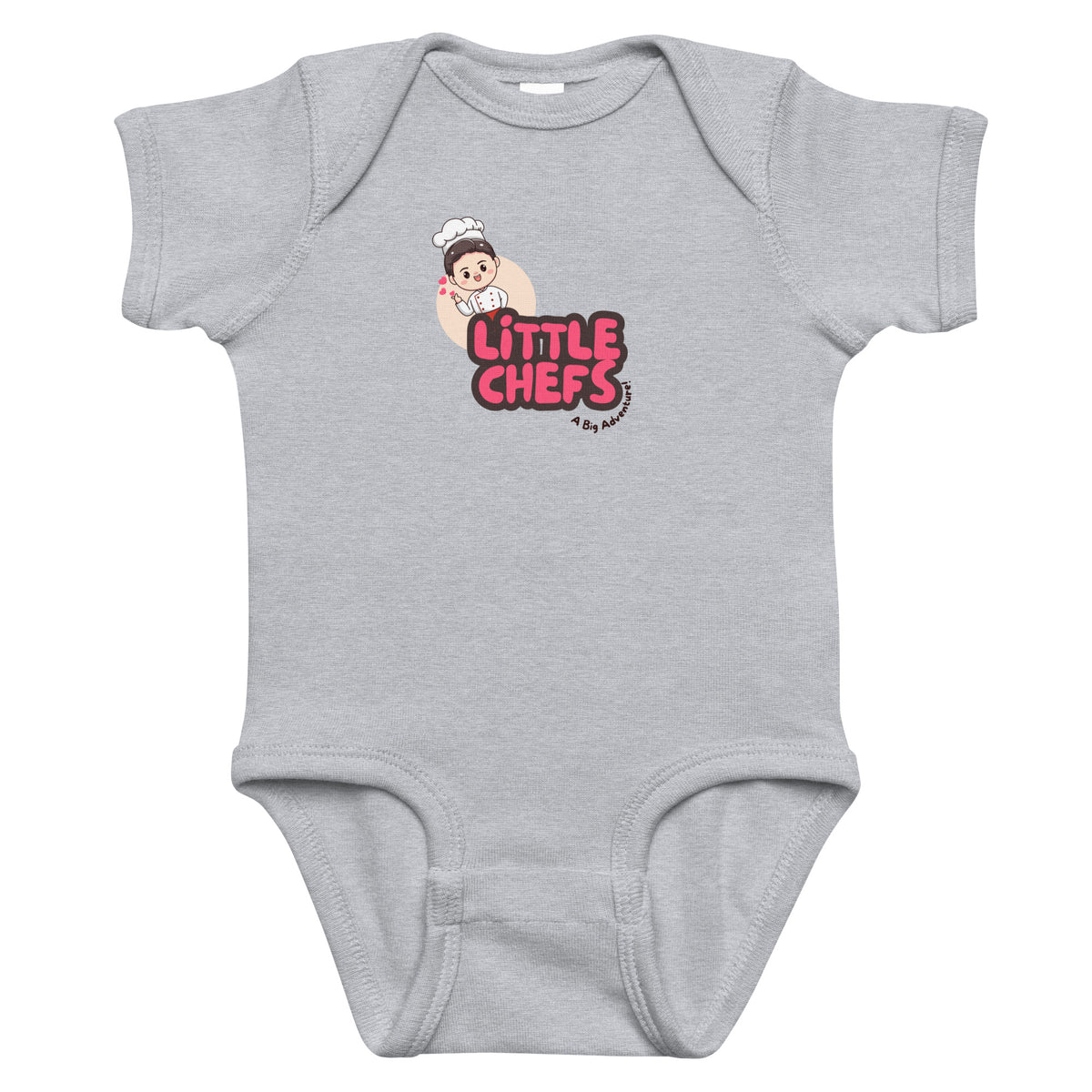 Little Chef Baby Bodysuit Gift for Daughters - Heather - Bodysuits