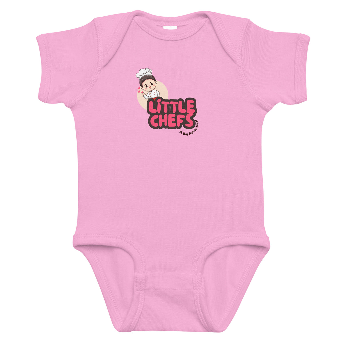 Little Chef Baby Bodysuit Gift for Daughters - Pink - Bodysuits