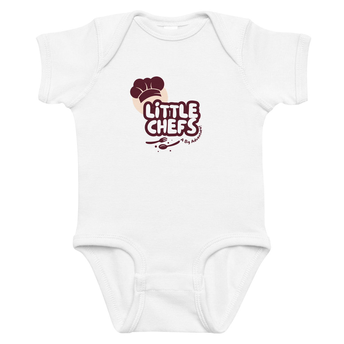 Little Chefs Baby Bodysuit – A Gift of Culinary Memories - White - Bodysuits