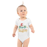 Ho Ho Ho Merry Christmas Baby Bodysuit Gift - White - Baby Bodysuit