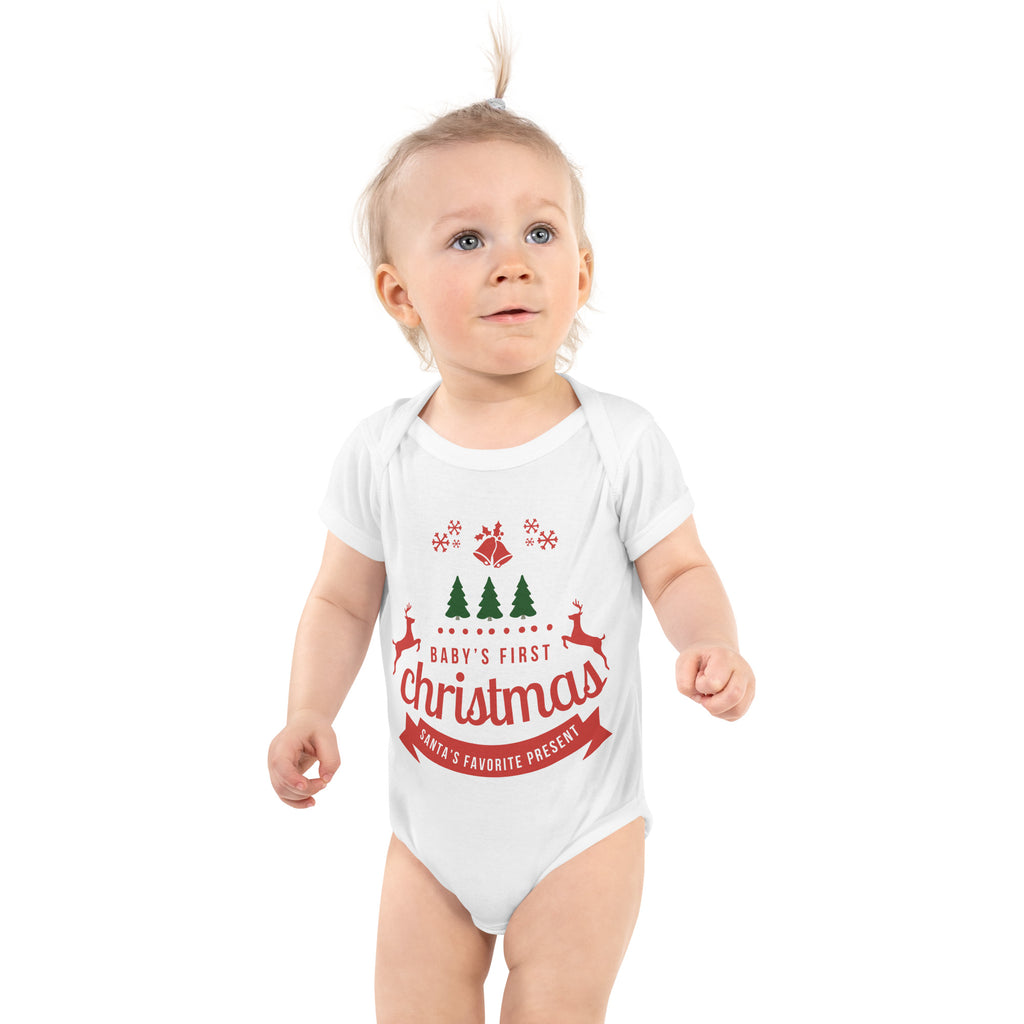 Christmas Infant Bodysuit – Holiday Keepsake Gift - - Baby Bodysuit