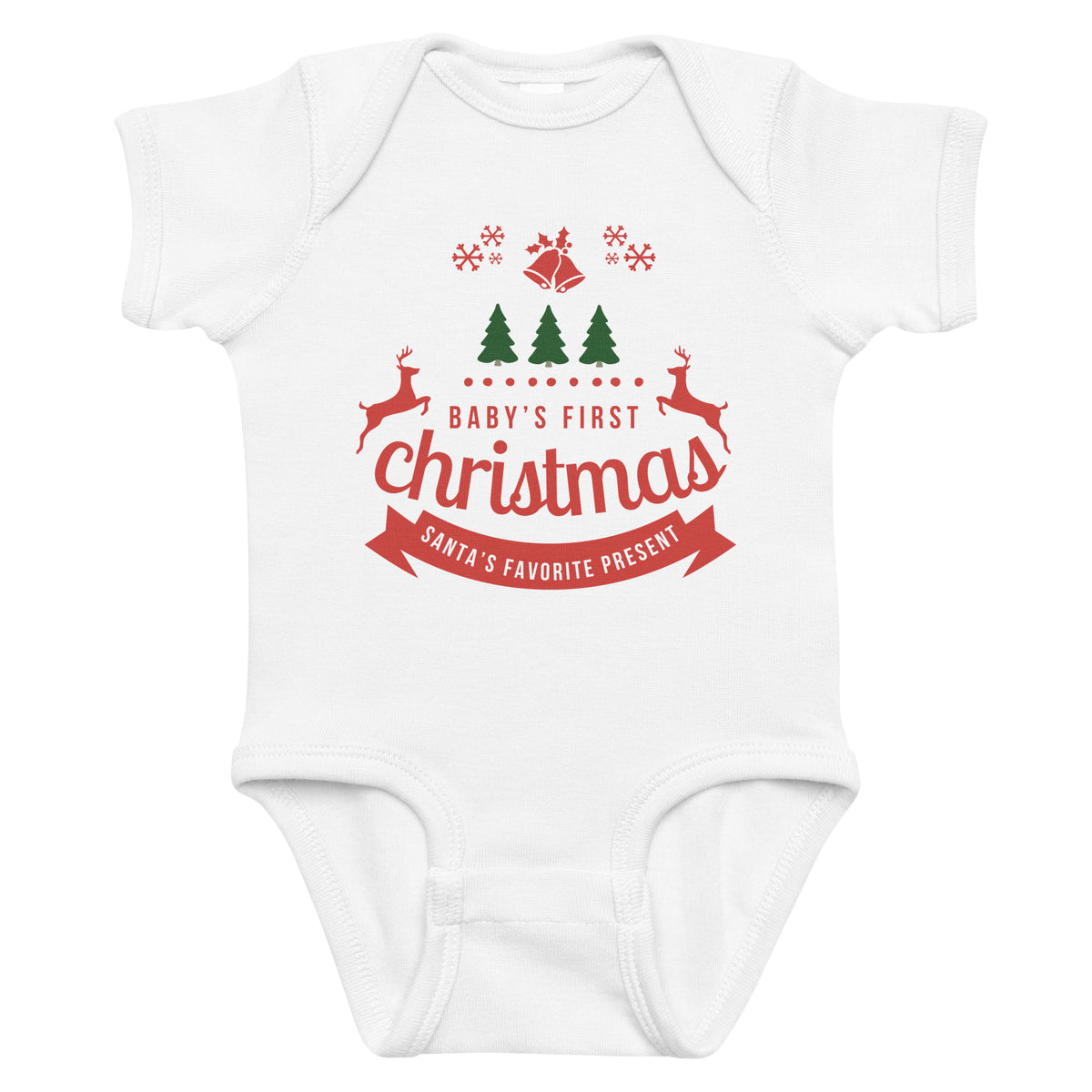 Christmas Infant Bodysuit – Holiday Keepsake Gift - - Baby Bodysuit