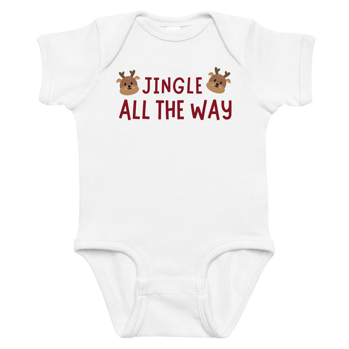 Jingle All The Way Infant Bodysuit – Holiday Gift - - Baby Bodysuit