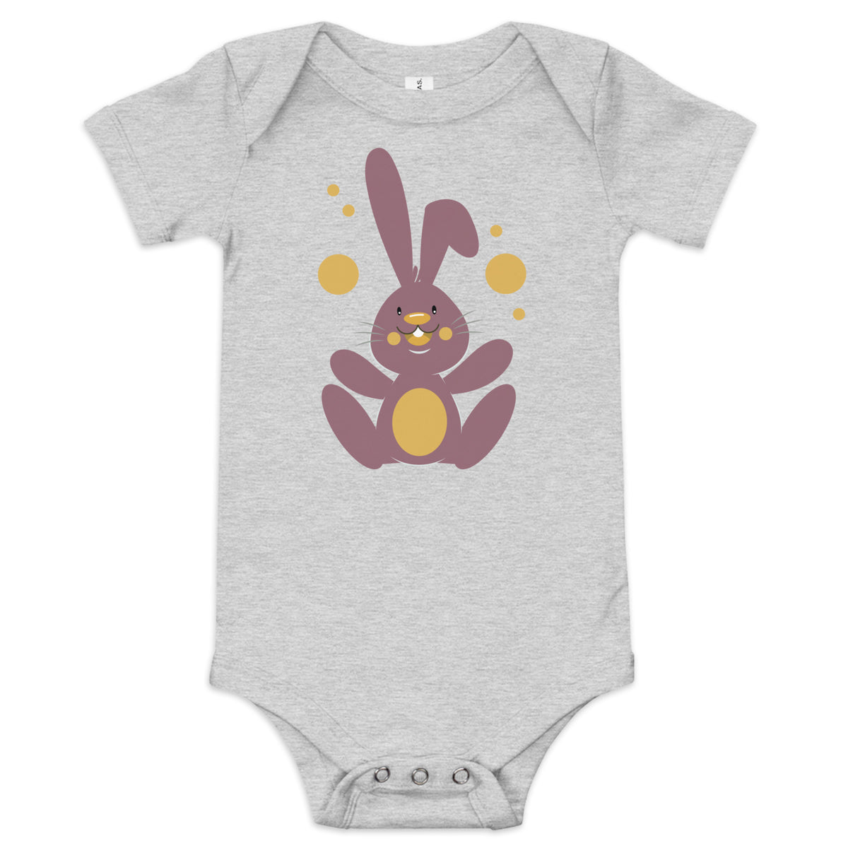 Adorable Bunny Bliss Baby - - Baby Short One Sleeve Piece