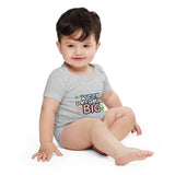 Keep Dreaming Big - Motivational Baby Bodysuit - Athletic Heather - Baby Short One Sleeve Piece