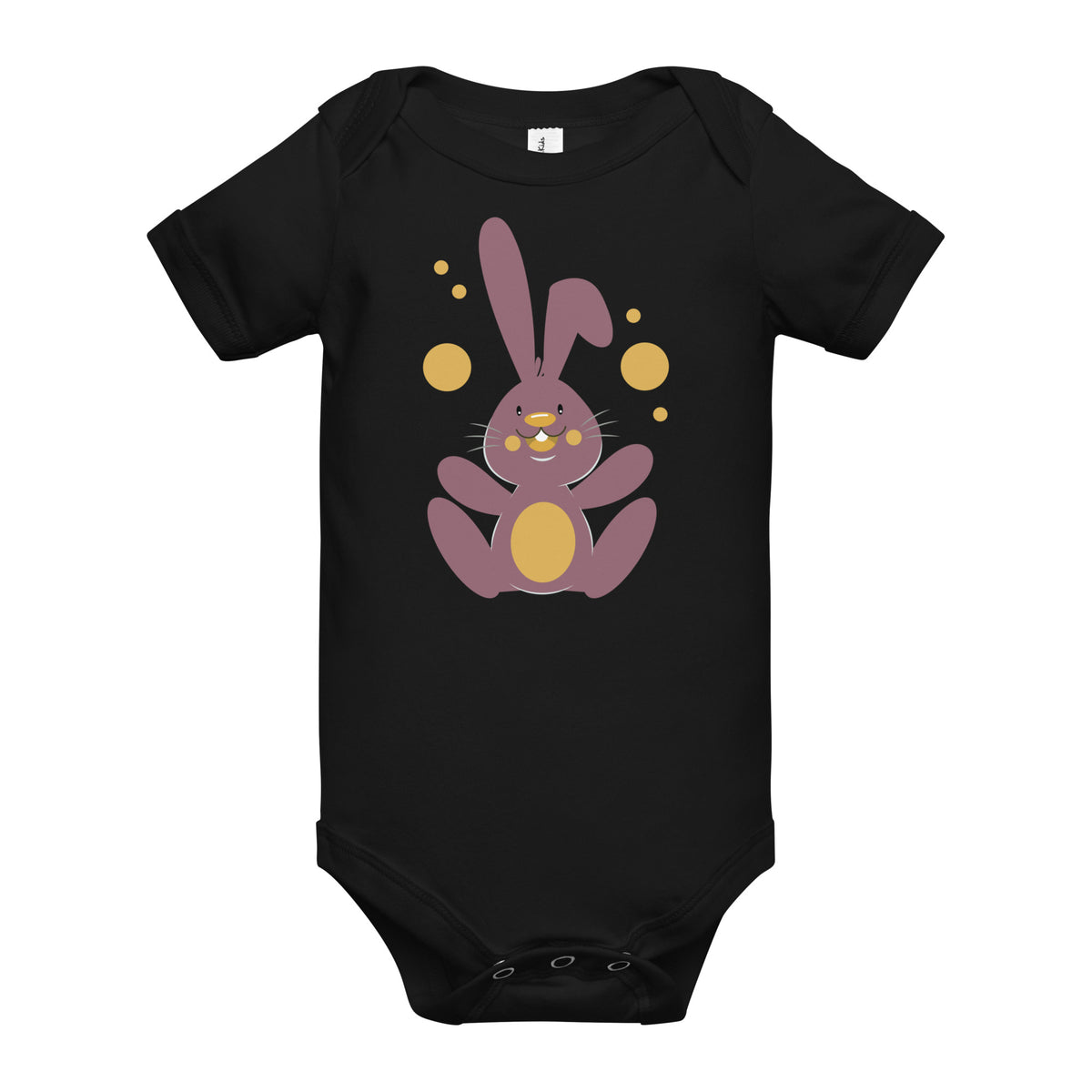 Adorable Bunny Bliss Baby - - Baby Short One Sleeve Piece