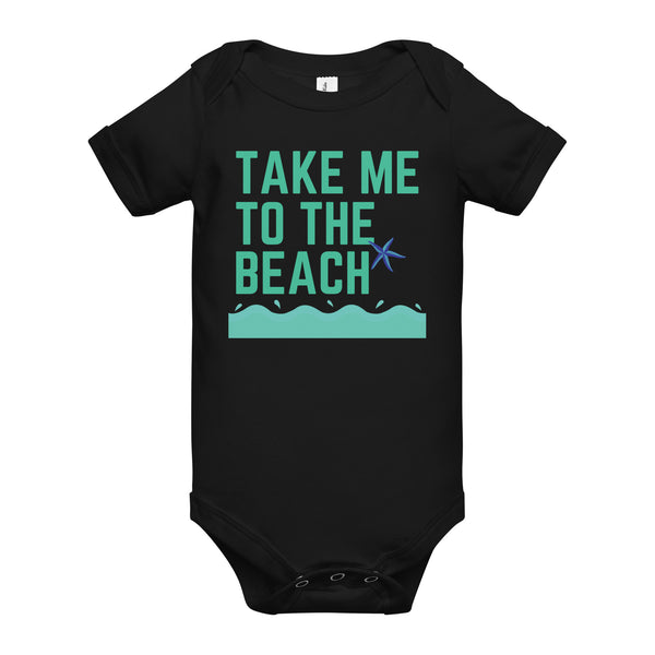 Take Me to the Beach Baby OnePiece – Ocean Vibes for Your Little One - -