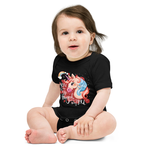 You Make Life Magical Bodysuit - - Baby Short One Sleeve Piece