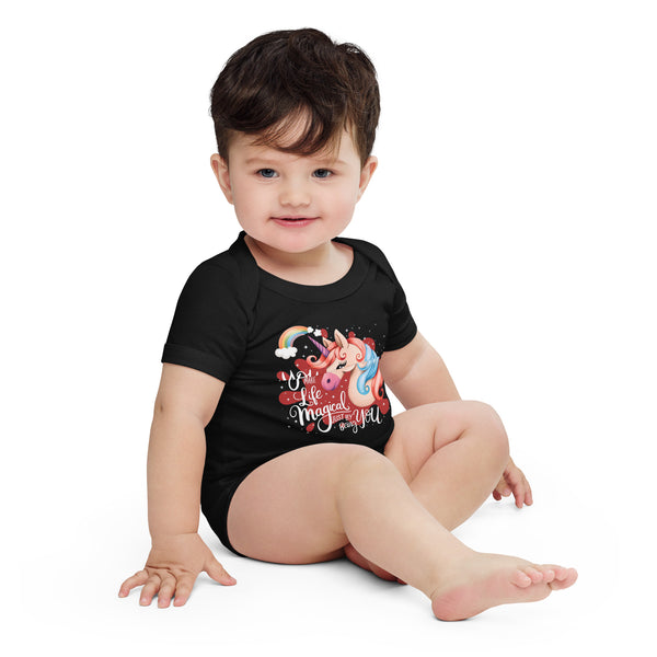 You Make Life Magical Bodysuit - - Baby Short One Sleeve Piece