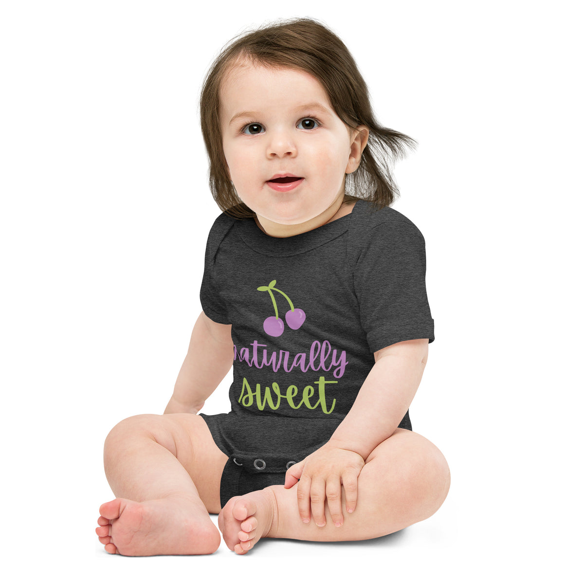 Naturally Sweet Baby Onesie – Cherish Every Moment - -