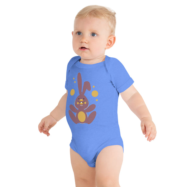 Adorable Bunny Bliss Baby - - Baby Short One Sleeve Piece