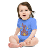 Adorable Bunny Bliss Baby - - Baby Short One Sleeve Piece