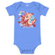 Heather Columbia Blue / 3-6m