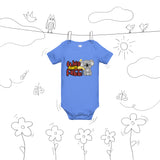 Wild & Free Koala - A Playful Baby Onesie - - Baby Short One Sleeve Piece