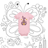 Adorable Bunny Bliss Baby - - Baby Short One Sleeve Piece