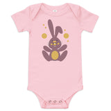 Adorable Bunny Bliss Baby - - Baby Short One Sleeve Piece