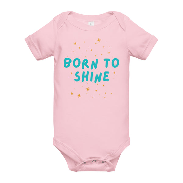 Born to Shine Baby One-Piece - - Bodysuits