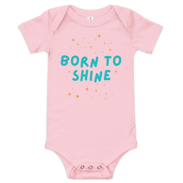 Born to Shine Baby One-Piece - - Bodysuits