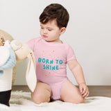 Born to Shine Baby One-Piece - Pink - Bodysuits