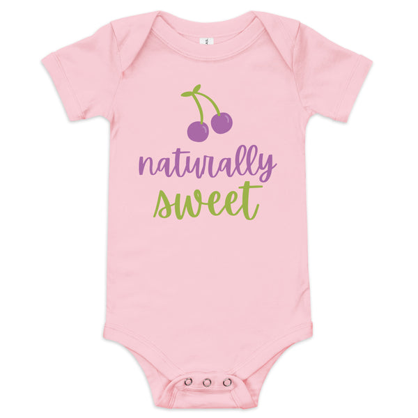 Naturally Sweet Baby Onesie – Cherish Every Moment - -