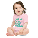 Take Me to the Beach Baby OnePiece – Ocean Vibes for Your Little One - -