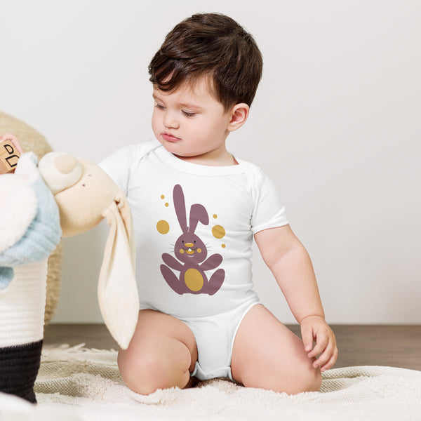 Adorable Bunny Bliss Baby - White - Kids' T-shirts