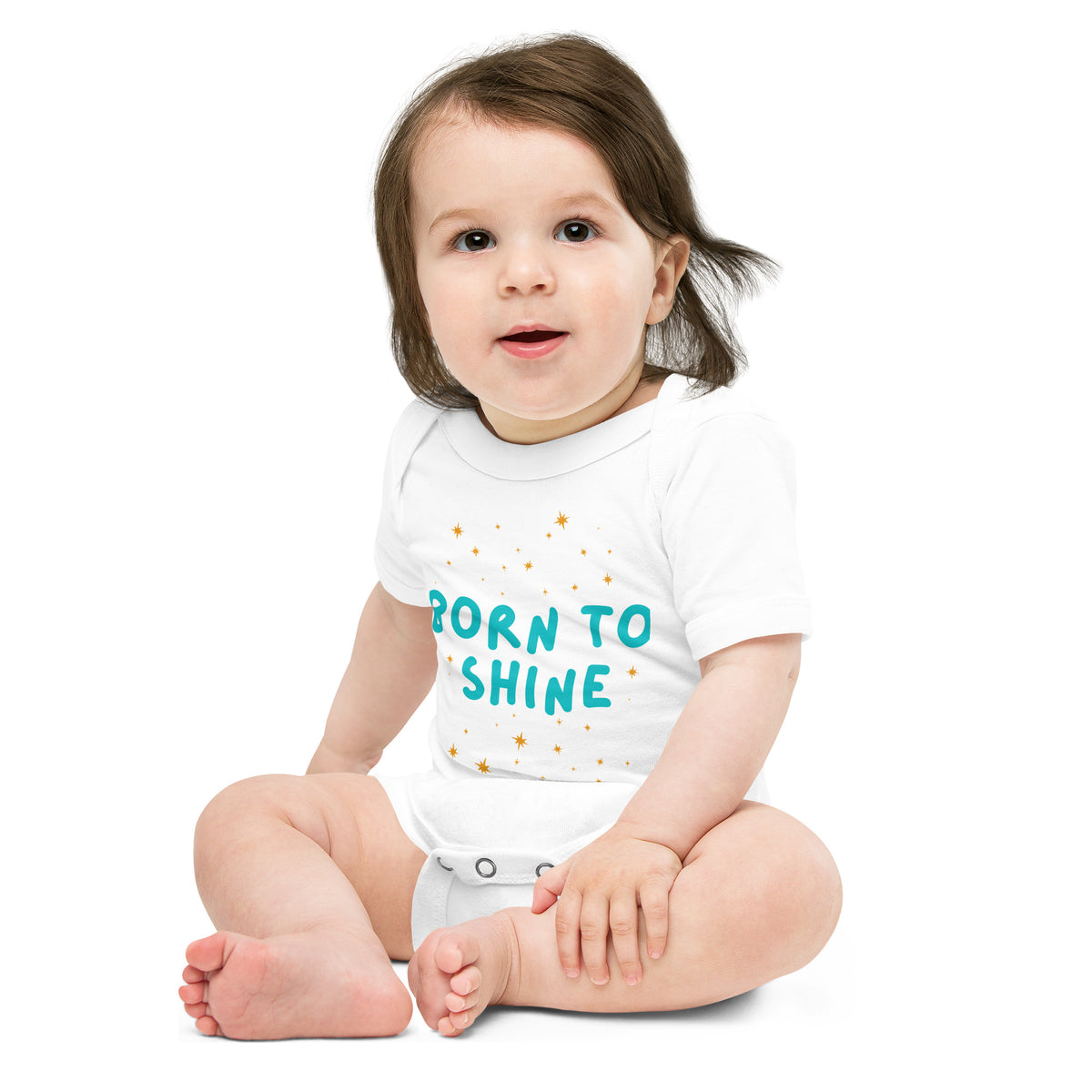 Born to Shine Baby One-Piece - - Bodysuits