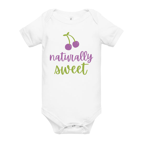 Naturally Sweet Baby Onesie – Cherish Every Moment - -