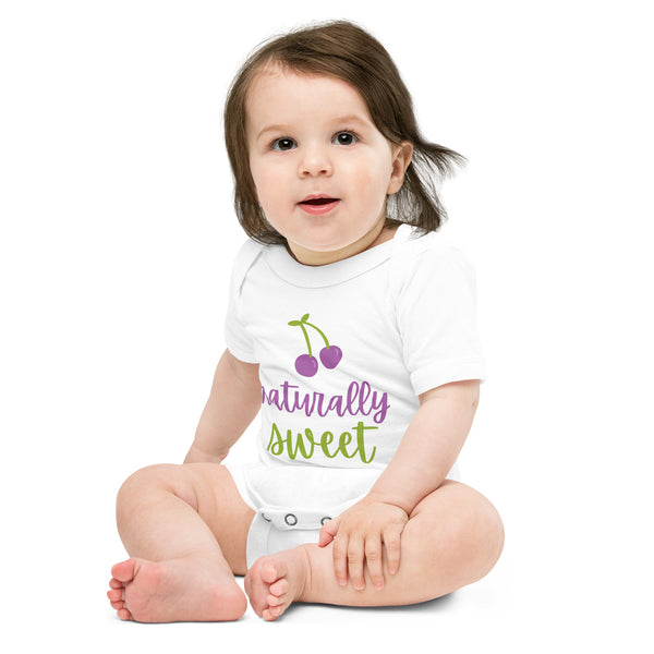 Naturally Sweet Baby Onesie – Cherish Every Moment - -