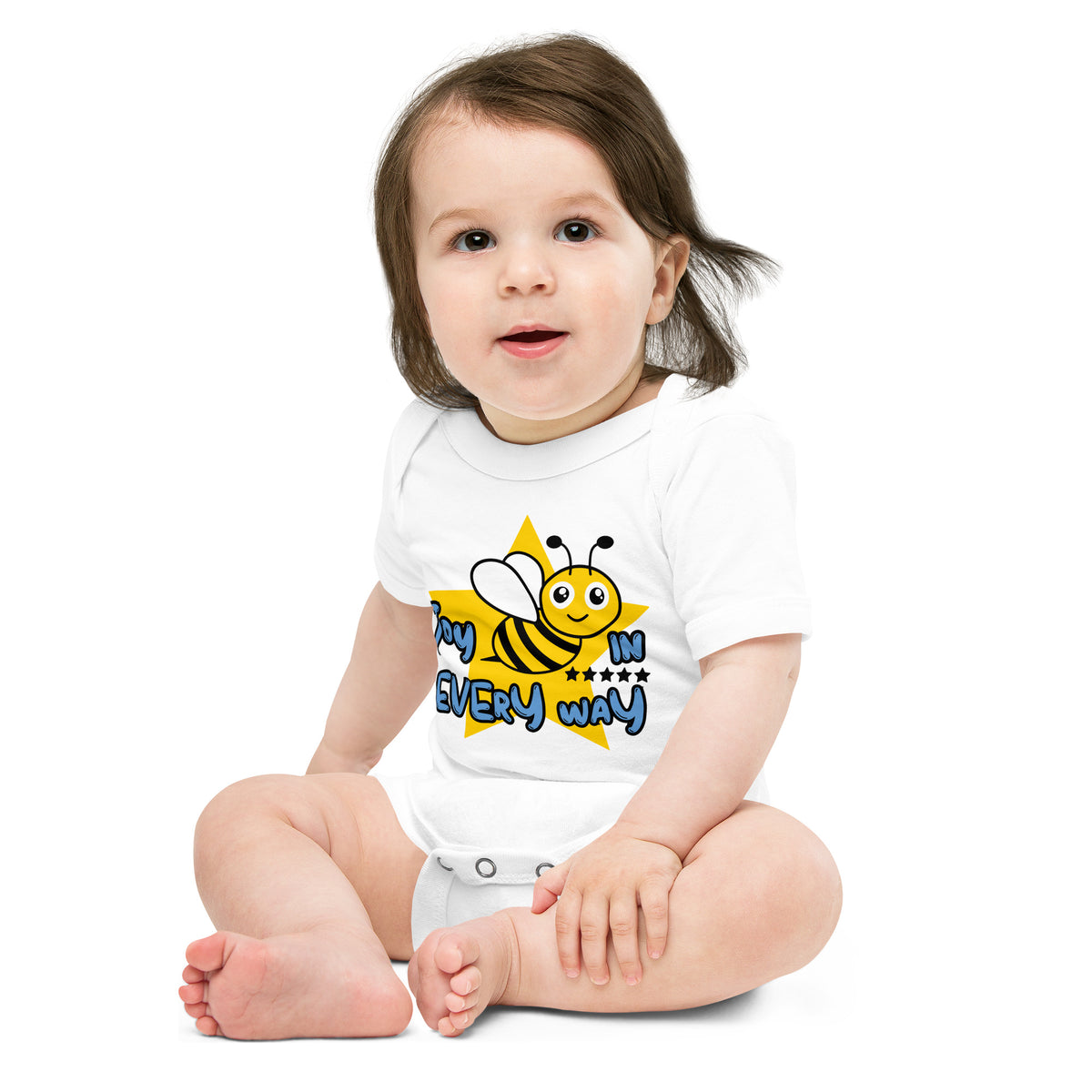 Baby Bee Bodysuit - Light Up Their World - - Baby Short One Sleeve Piece