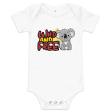 Wild & Free Koala - A Playful Baby Onesie - - Baby Short One Sleeve Piece