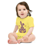 Adorable Bunny Bliss Baby - - Baby Short One Sleeve Piece