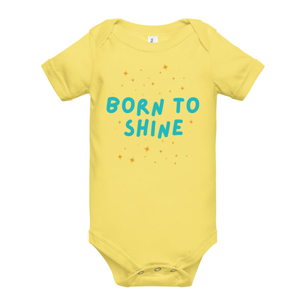 Born to Shine Baby One-Piece - - Bodysuits