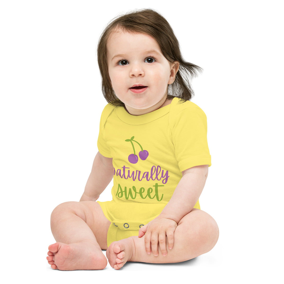 Naturally Sweet Baby Onesie – Cherish Every Moment - -