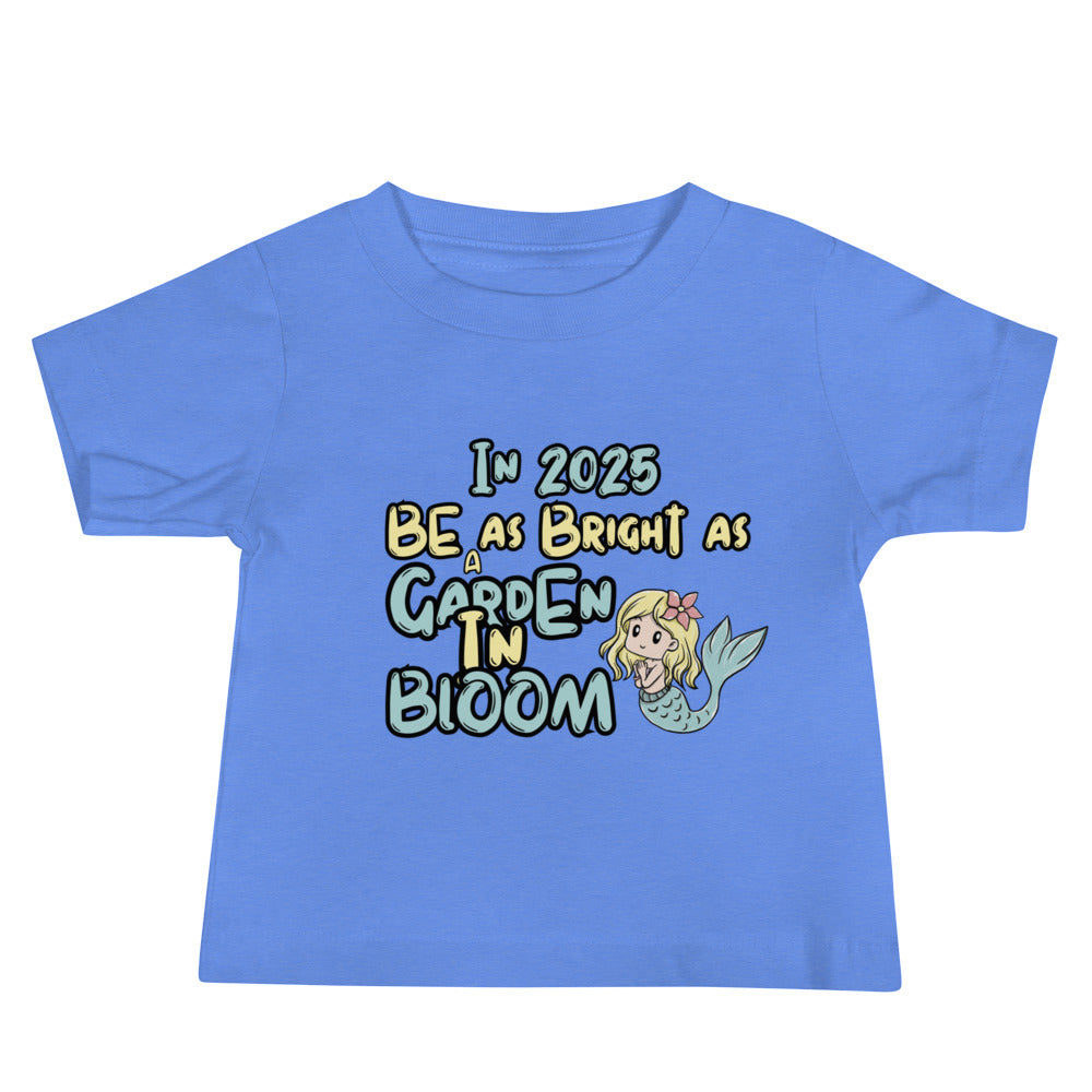 Mermaid Magic Tee - Garden in Bloom for Little Dreamers - - Baby Jersey Short Sleeve Tee