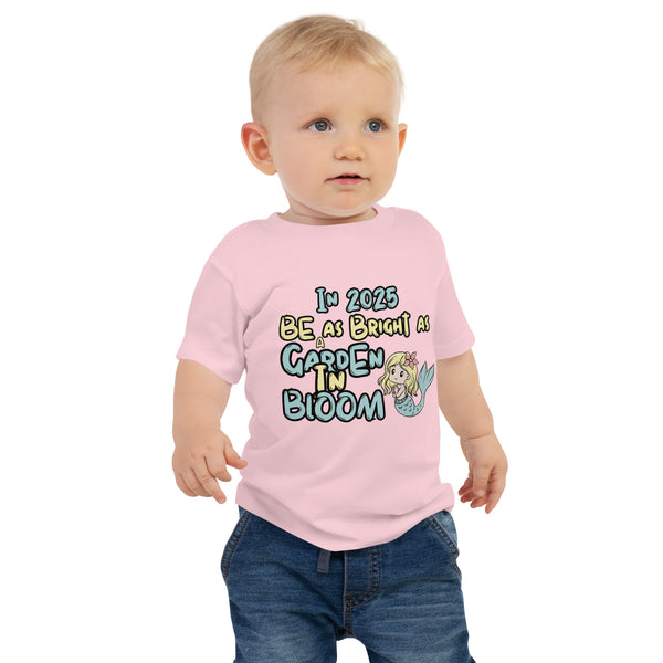 Mermaid Magic Tee - Garden in Bloom for Little Dreamers - - Baby Jersey Short Sleeve Tee