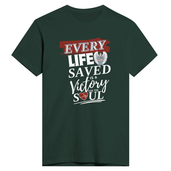 Angels in Scrubs - Honoring Every Doctor's Heartfelt Dedication - Forest Green - T-Shirts