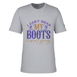 Footprints of Memories - Walk in Style with this Quote Tee - md gr mh wh - Crewneck T-shirts