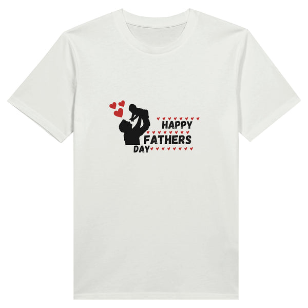 Happy Memories - Commemorate Fathers Day with Our Tee - White - Print Material