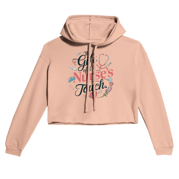 The Gift of a Nurse’s Touch - A Tribute to Caring Hands - Peach - Hoodies