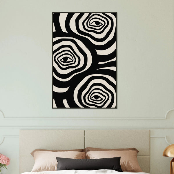 Depth of Perception – Abstract Eyes Metal Poster Gift - - Metal Framed Posters