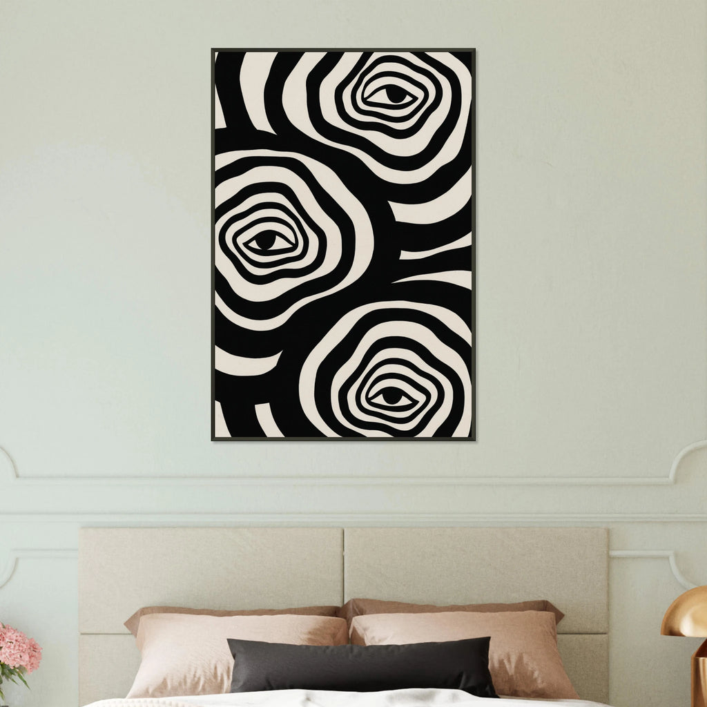 Depth of Perception – Abstract Eyes Metal Poster Gift - - Metal Framed Posters